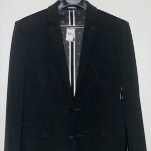 42 Long Black Luxe Slim Fit Express Suit Jacket *Brand New w/Tags*